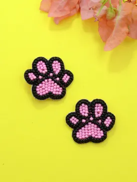 Paw Bead Earrings