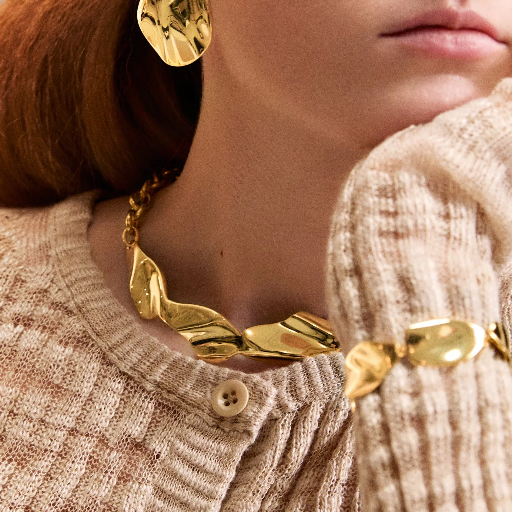 Phoebe Collar - Gold