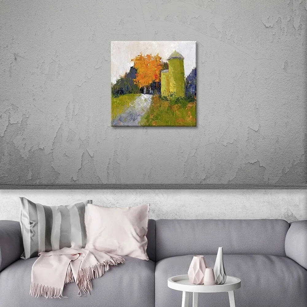 " Silos" Gallery Wrapped Canvas