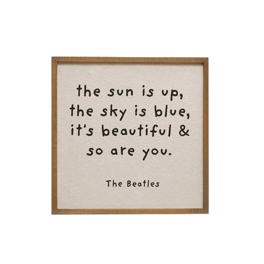 "The Sun Is Up..." Wall Art