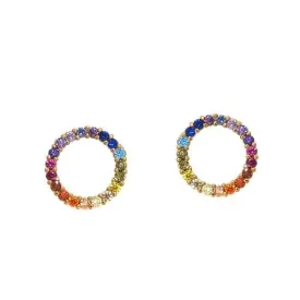 Rainbow Circle Studs