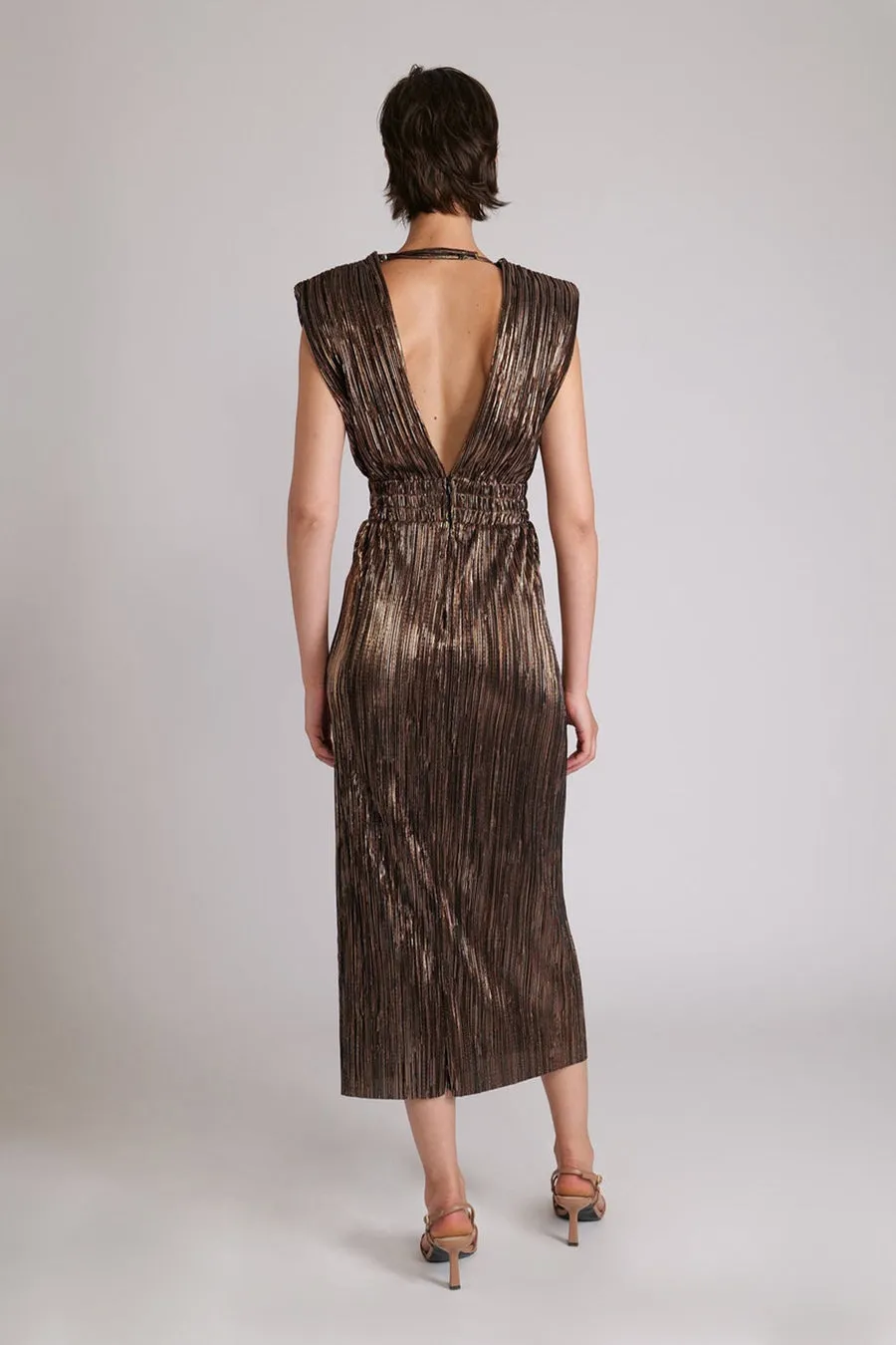 Sabina Musayev Margo Dress - Copper