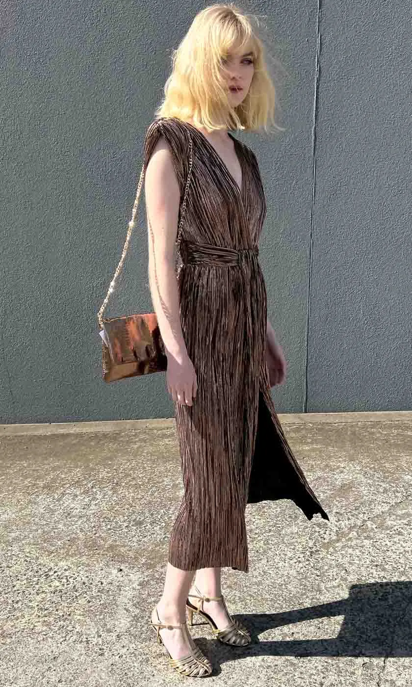 Sabina Musayev Margo Dress - Copper