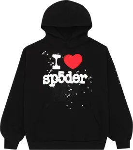 Spider - I Love Sp5der Hoodie – Black