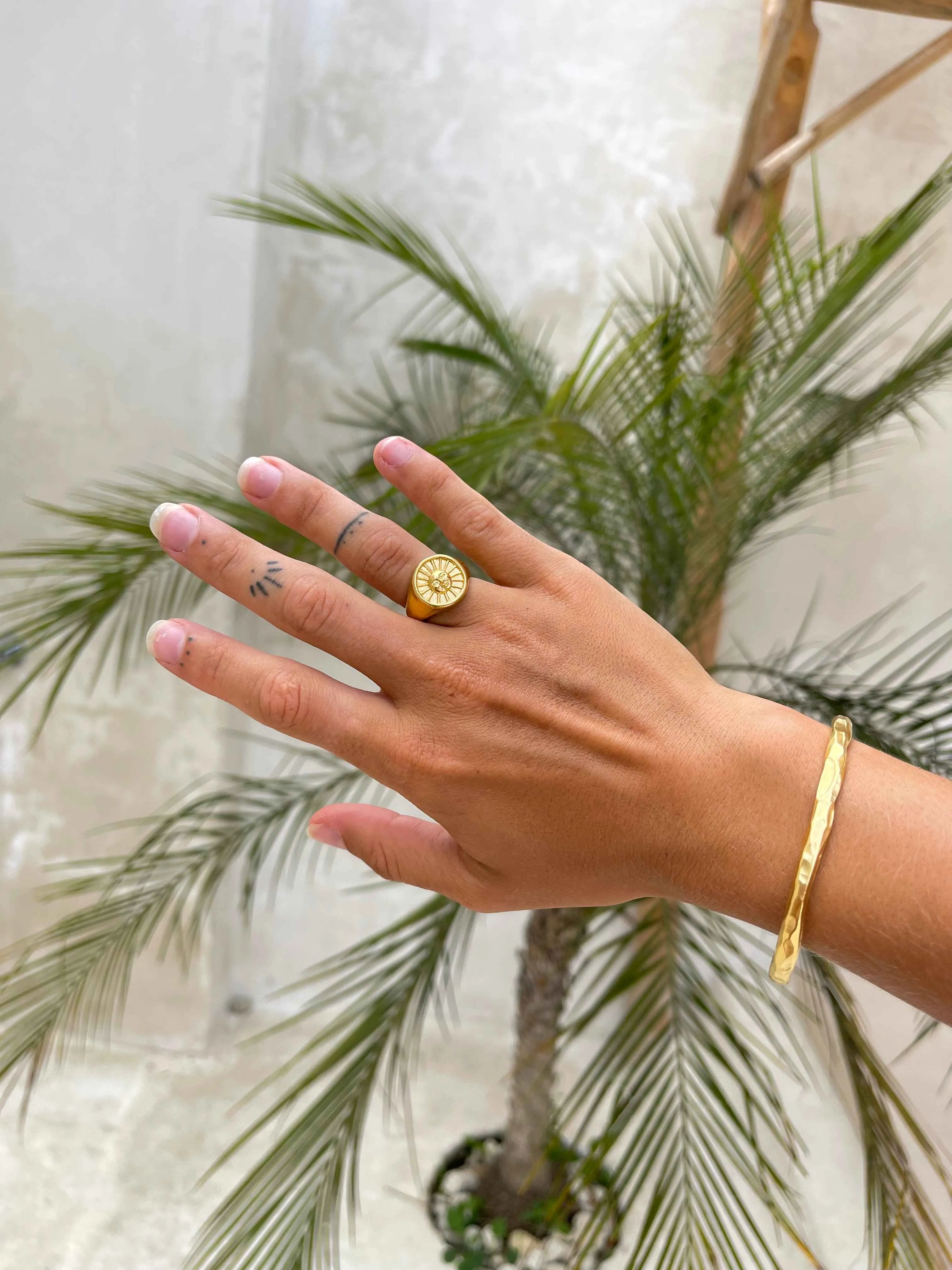 SUNSHINE RING - GOLD PLATED