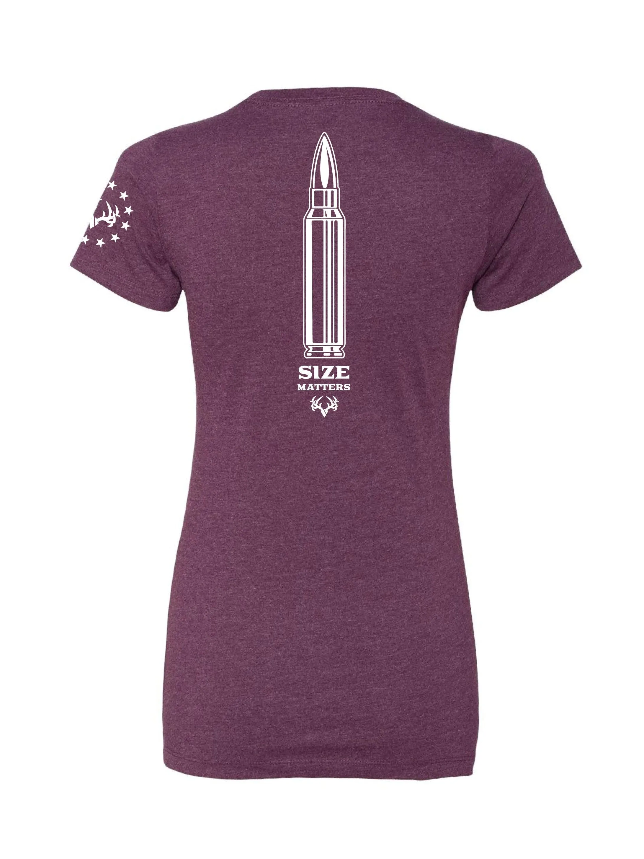 Womens Size Matters Bullet Tee