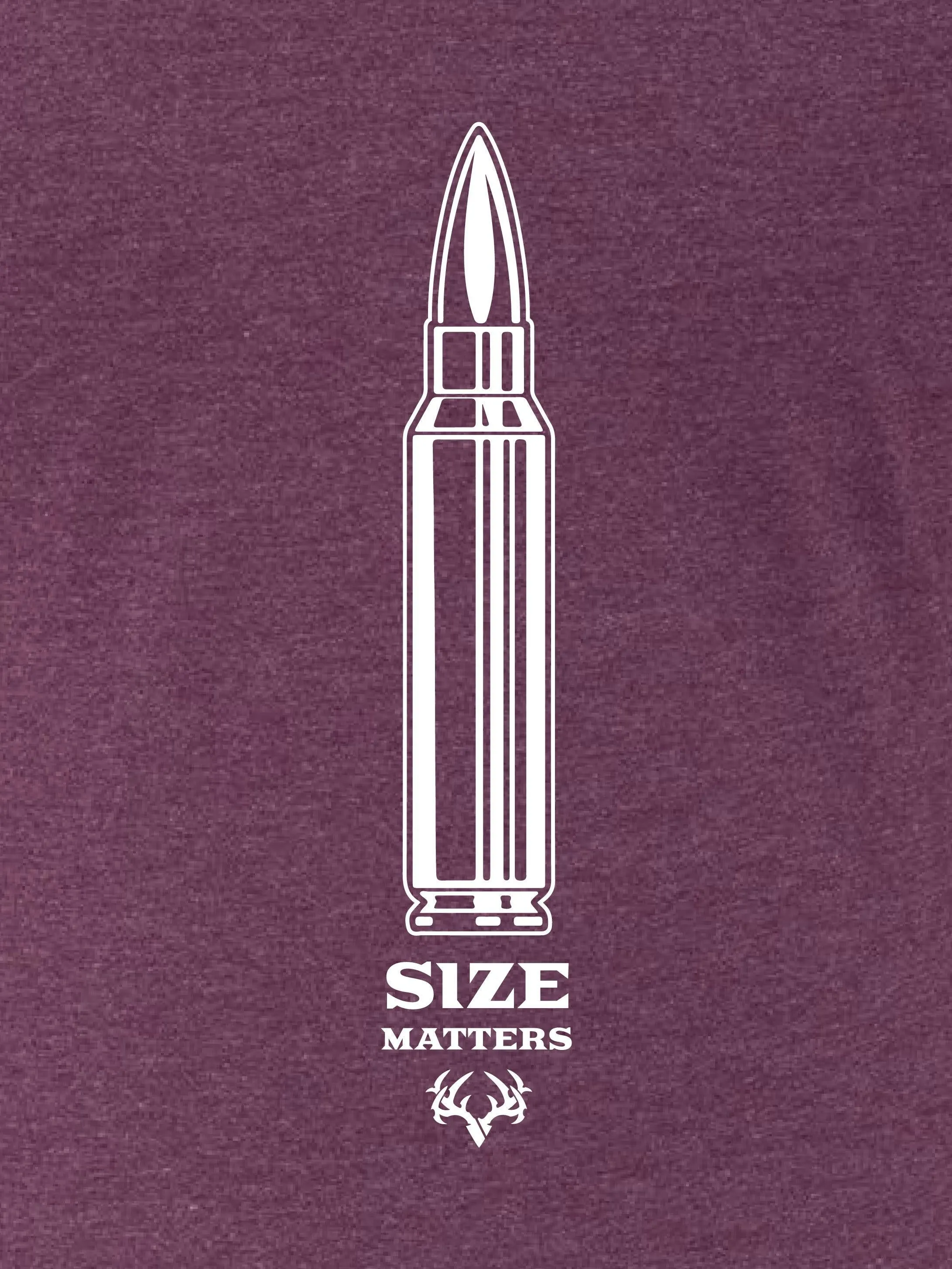 Womens Size Matters Bullet Tee