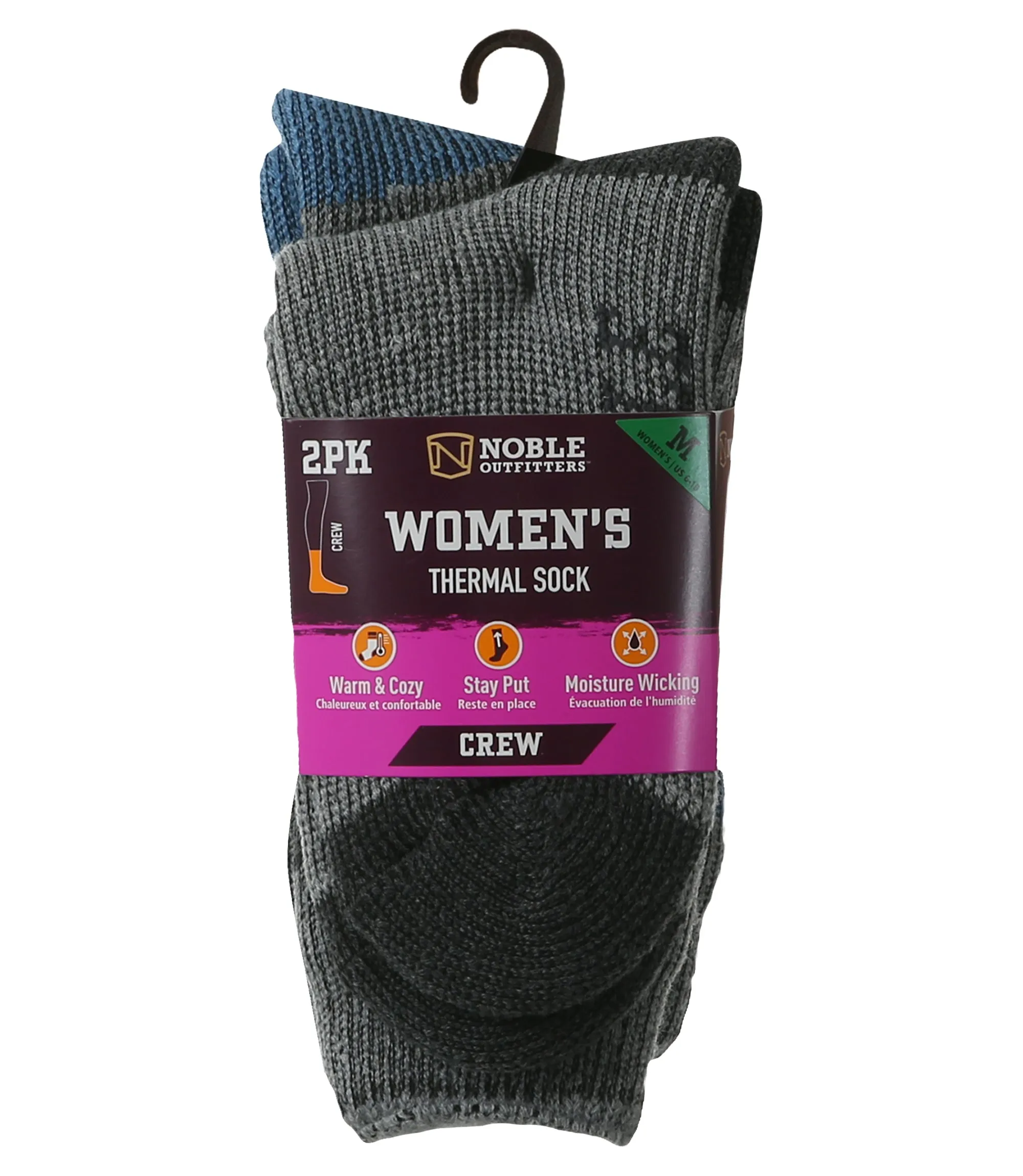 Women's Thermal Crew Socks – 2 Pack